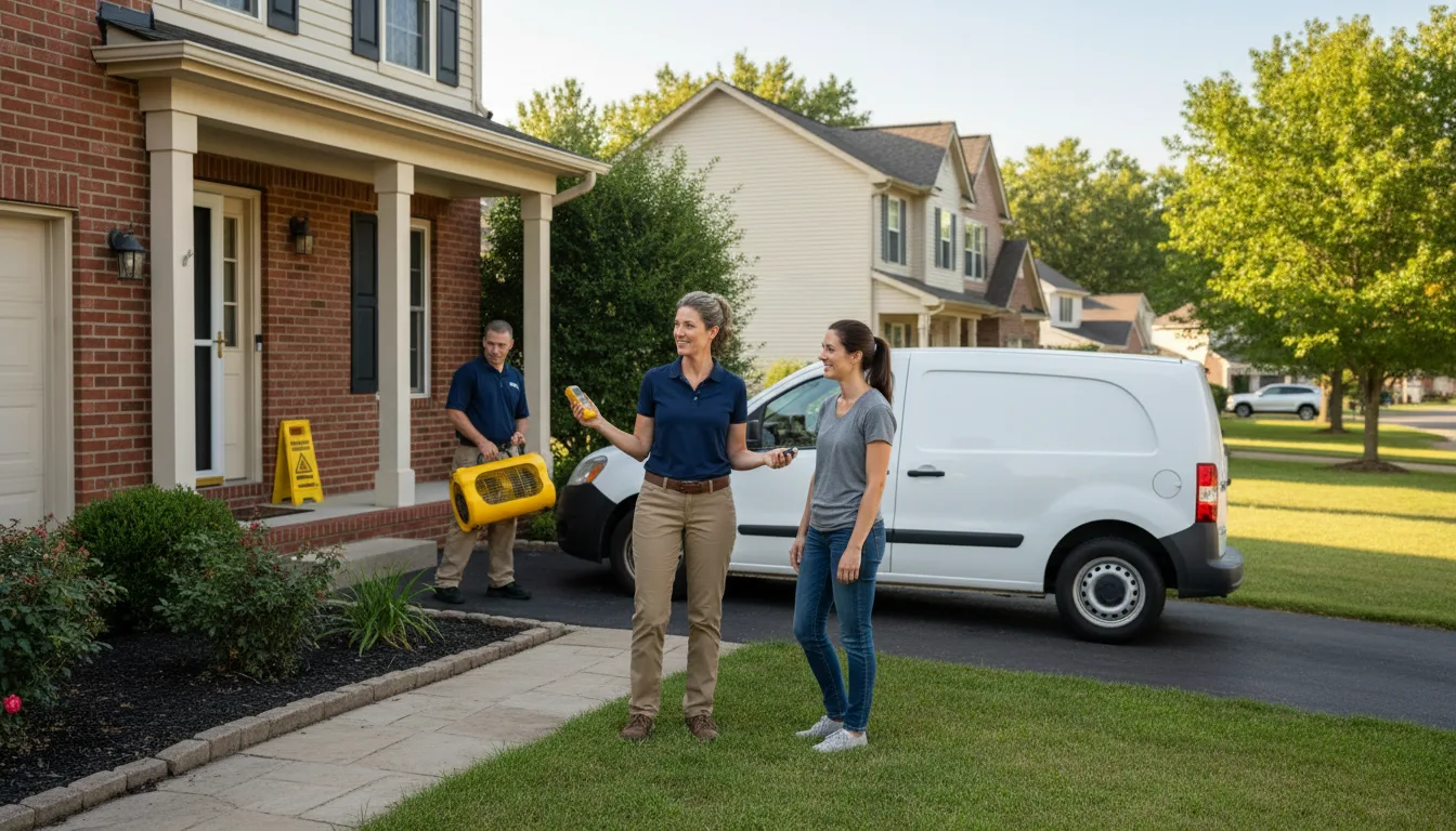 Water restoration image for Water Damage & Restoration Services in Woburn, MA